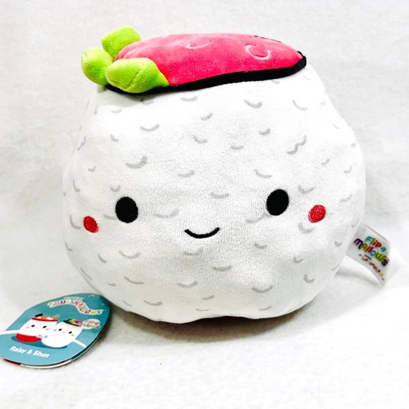 Raisy & Shun Flip a Mallows by Squismallows - Ramen & Sushi roll Plush Toy - Picture 9 of 15